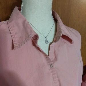 Dusty pink long sleeve shirt